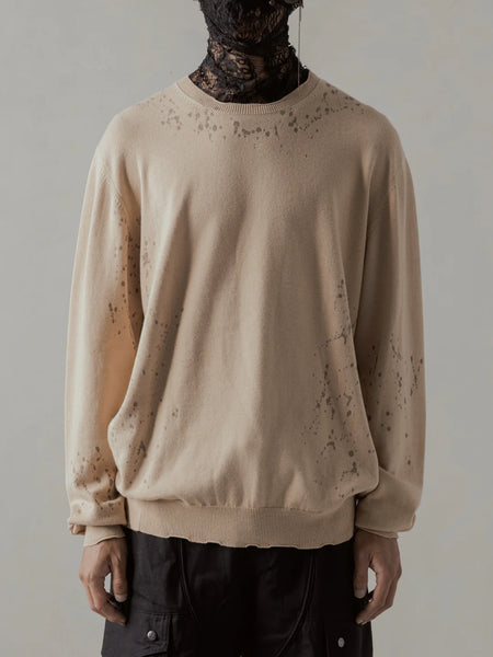 TAINTED KNIT - BEIGE