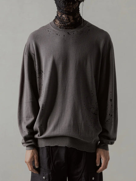 TAINTED KNIT - GREY