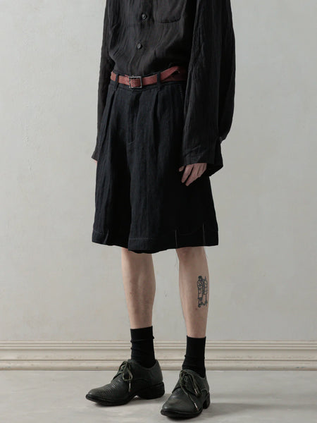 PLEATED SHORTS