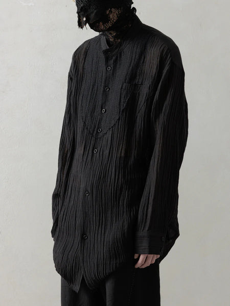 PRICK STITCH TUNIC - BLACK