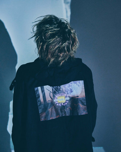 "PAIN" REFLECTIVE LOGO COAT