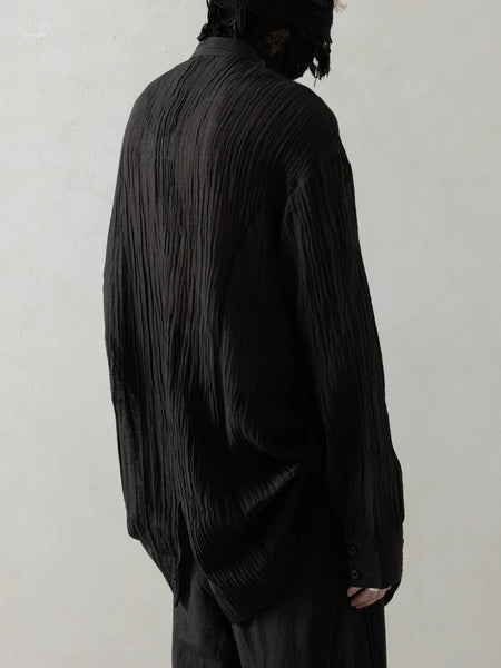 PRICK STITCH TUNIC - BLACK