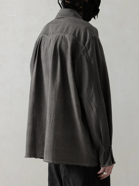 DYED LINEN SHIRT