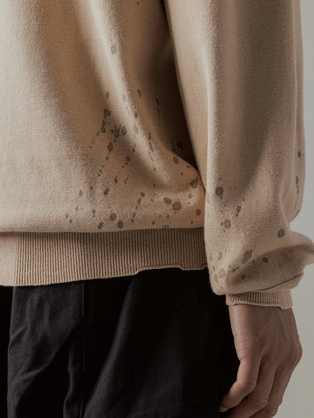 TAINTED KNIT - BEIGE