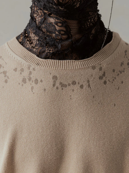 TAINTED KNIT - BEIGE