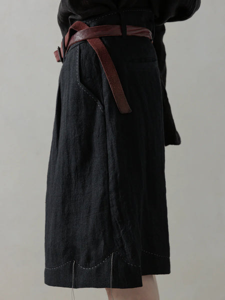PLEATED SHORTS