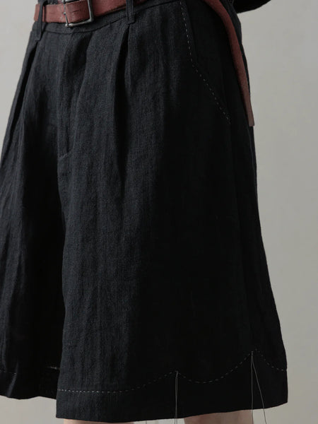 PLEATED SHORTS
