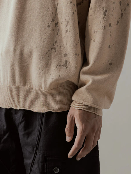 TAINTED KNIT - BEIGE