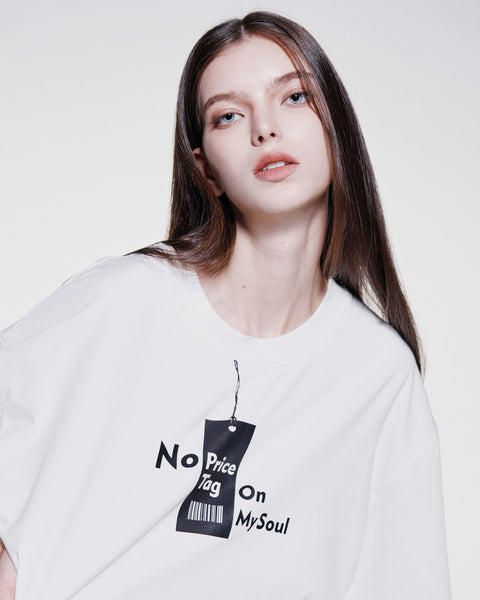 PRICE TAG TEE - WHITE