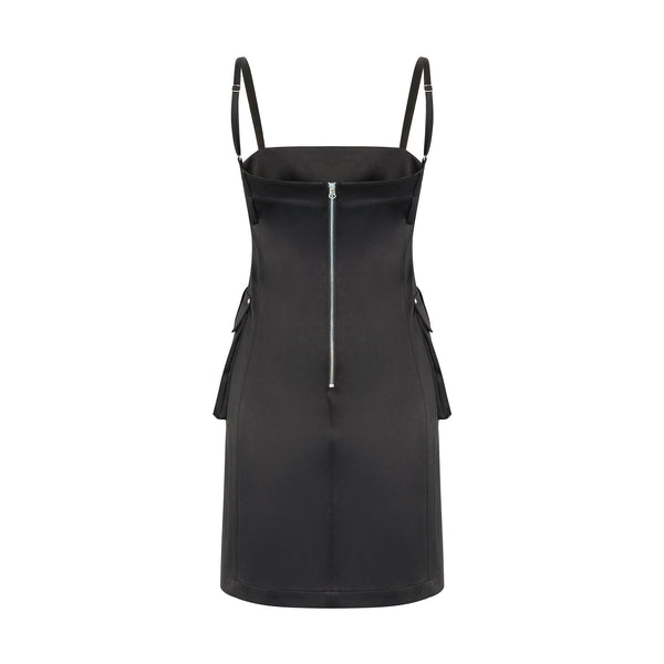 CARGO DRESS - BLACK