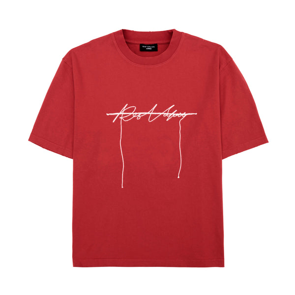 "CURED" EMBROIDERED LOGO TEE