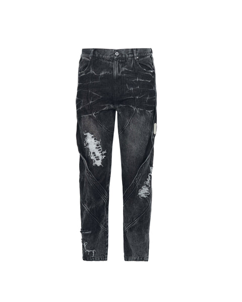 "WORLD FUCK ME" JEANS