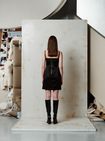 CARGO DRESS - BLACK