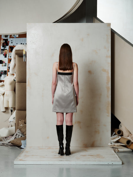CARGO DRESS - SILVER