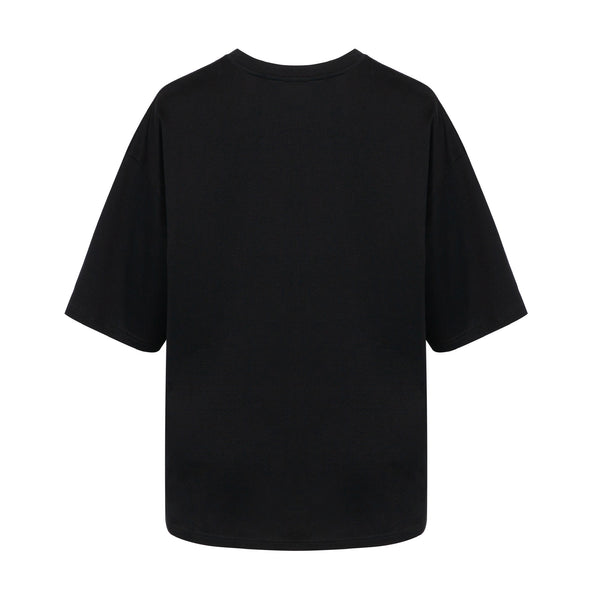MESH LOGO OVERSIZED TEE