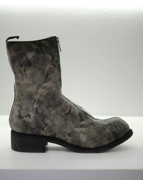 PL2 HORSE FULL GRAIN FRONT ZIP MID BOOTS M