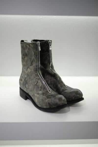 PL2 HORSE FULL GRAIN FRONT ZIP MID BOOTS M