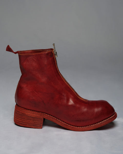 PL1 SOFT HORSE FULL GRAIN FRONT ZIP BOOTS W