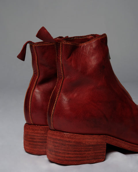 PL1 SOFT HORSE FULL GRAIN FRONT ZIP BOOTS W