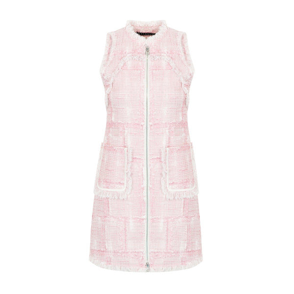 PINK TWEED DRESS