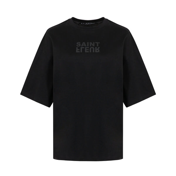 MESH LOGO OVERSIZED TEE