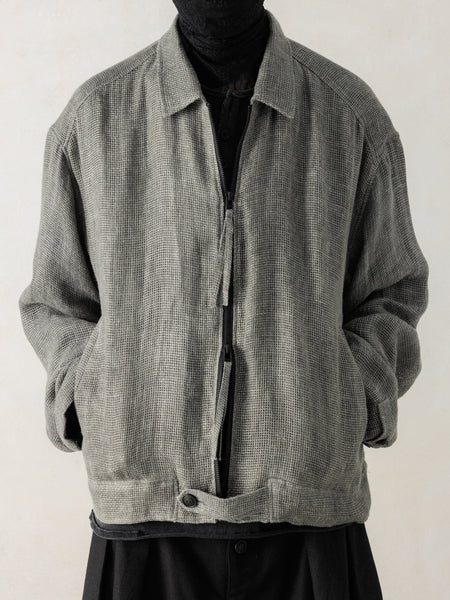 MESH BOMBER - GREY