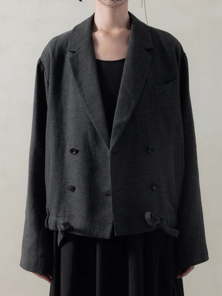 DOUBLE-BREASTED SHORT JACKET