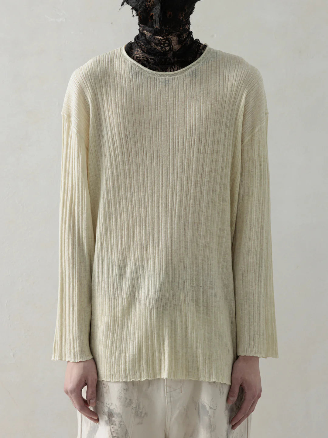 SEMI-SHEER DIRT KNIT - DUSTY BEIGE
