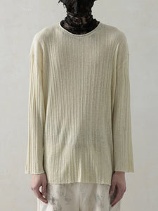 SEMI-SHEER DIRT KNIT - DUSTY BEIGE