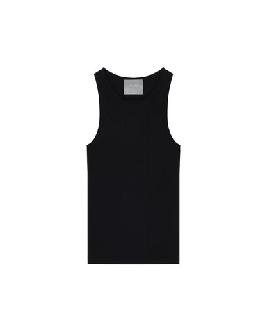 I SEE THE LIGHTS RIBBED TANK TOP - METEORITE