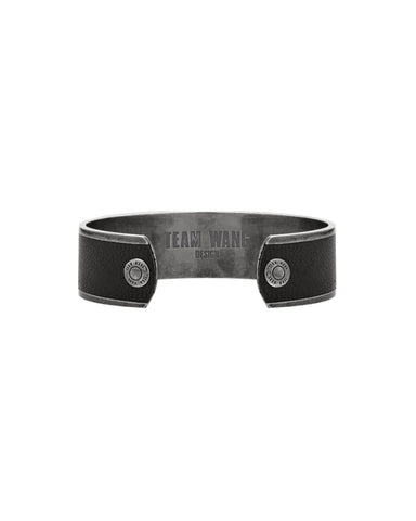 [ACCEPTANCE] METAL LEATHER BANGLE