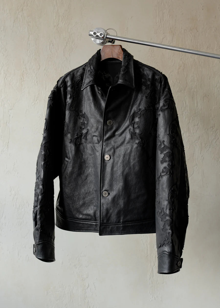 Forgotten Materials || LASER LEATHER JACKET