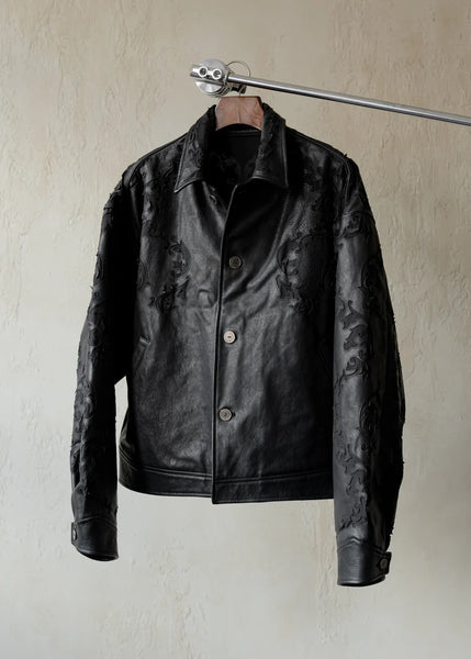 Forgotten Materials || LASER LEATHER JACKET