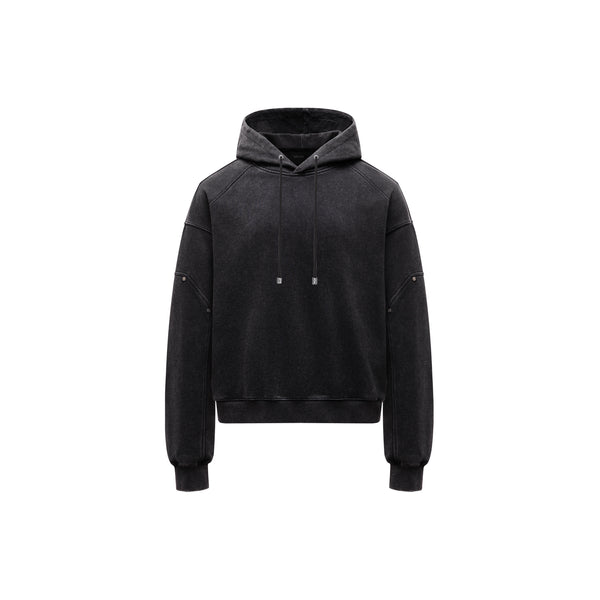 [RESET] WASHED HOODIE - WASHED ASH GREY