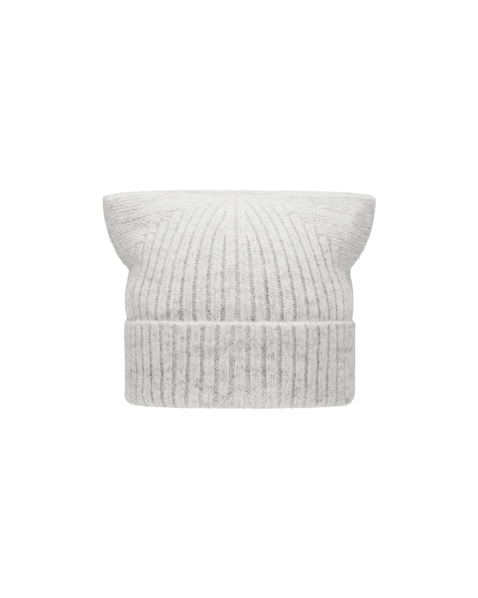 [ACCEPTANCE] EARS KNIT BEANIE - WHITE