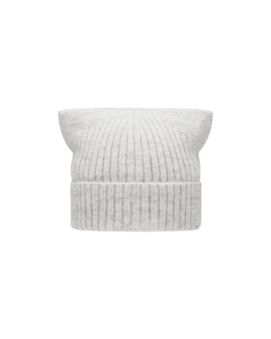 [ACCEPTANCE] EARS KNIT BEANIE - WHITE