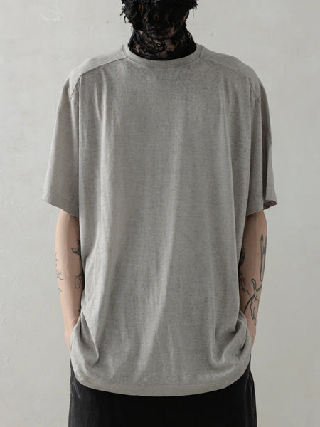 FADED TEE - COLD DYED LIGHT GREY