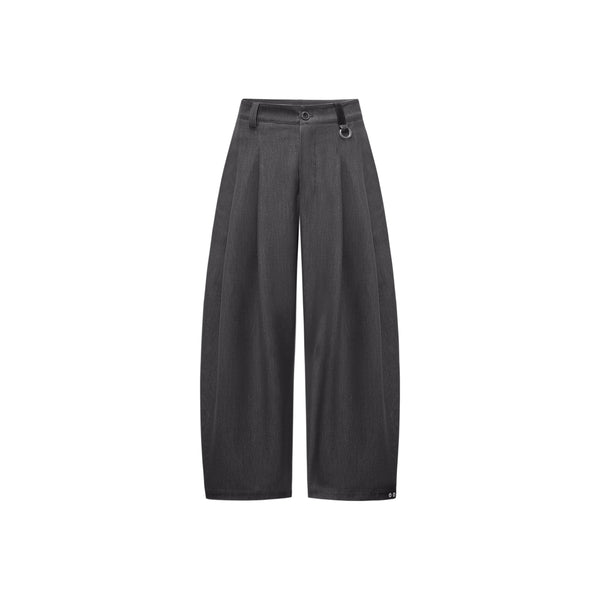 [RESET] PLEATED TROUSER - ASH GREY