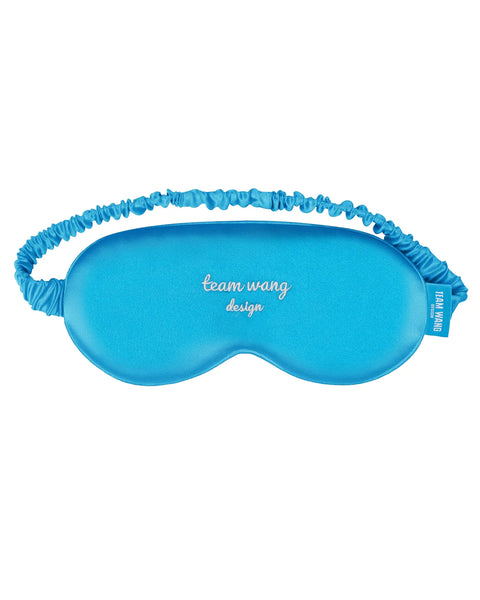 "STAY FOR THE NIGHT" SILK SLEEP MASK - BLUE