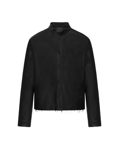 [ACCEPTANCE] FAUX LEATHER SHIRT