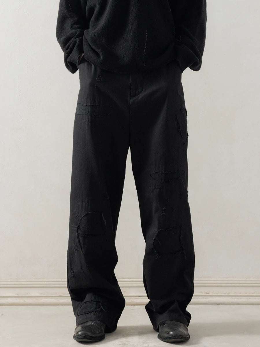 DISTRESSED WORK PANTS