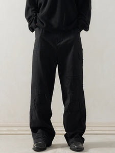 DISTRESSED WORK PANTS