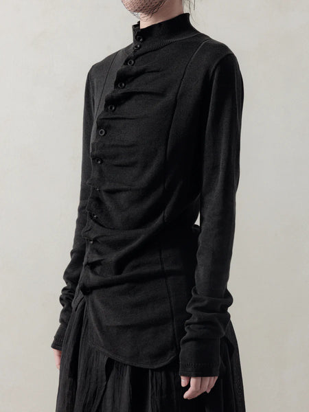 ASYMMETRIC KNIT TOP