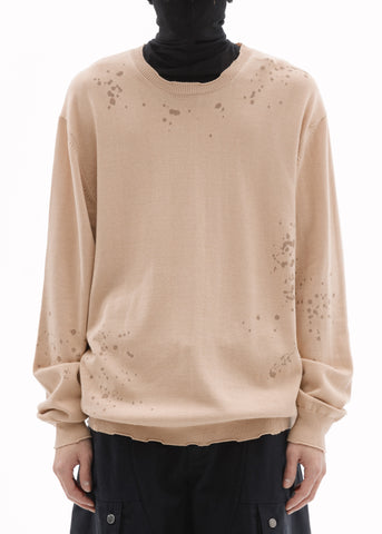 TAINTED KNIT - BEIGE