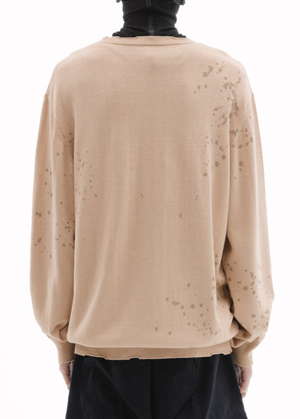 TAINTED KNIT - BEIGE