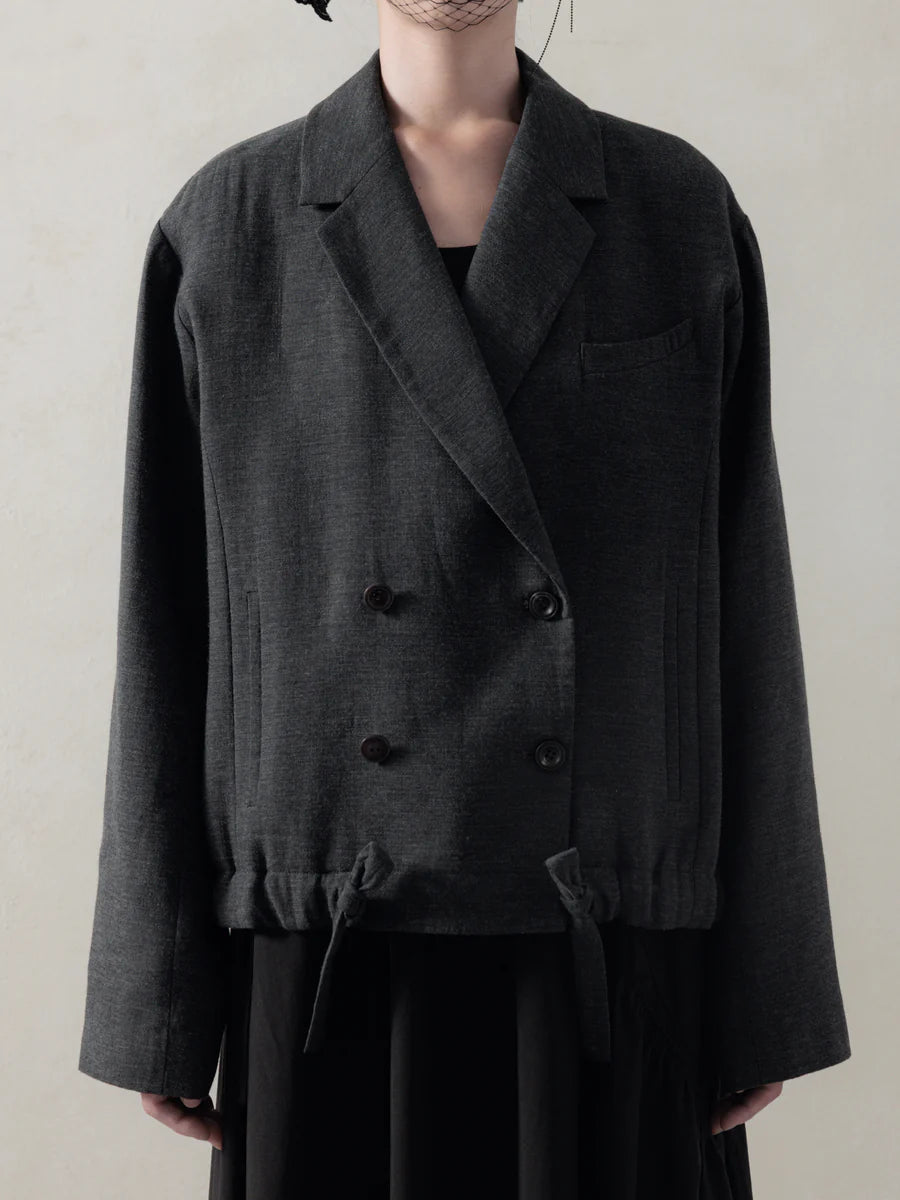 DOUBLE-BREASTED SHORT JACKET