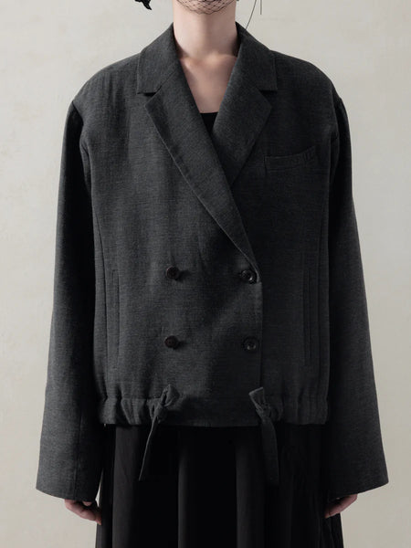DOUBLE-BREASTED SHORT JACKET