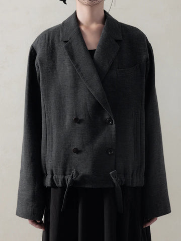 DOUBLE-BREASTED SHORT JACKET