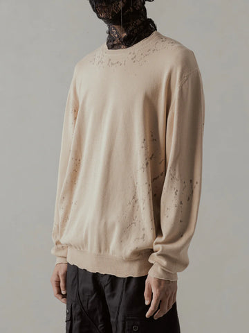 TAINTED KNIT - BEIGE