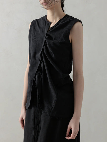LINEN VEST